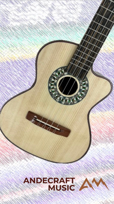 EXCLUSIVE!   #18 of 20 Summit First Batch Tenor Ukulele Spruce and Cherry!